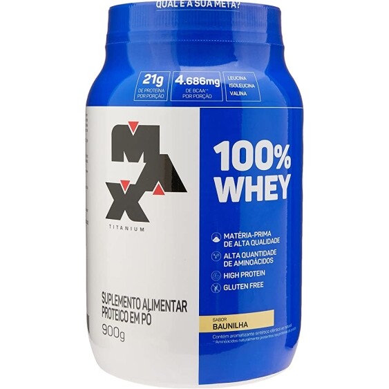 Whey Protein 100% Max Titanium 900g