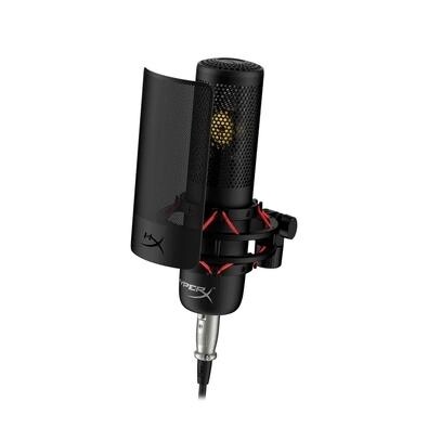 Microfone Condensador HyperX ProCast Cardioide Antivibração Antichoque XLR Profissional - 699Z0AA