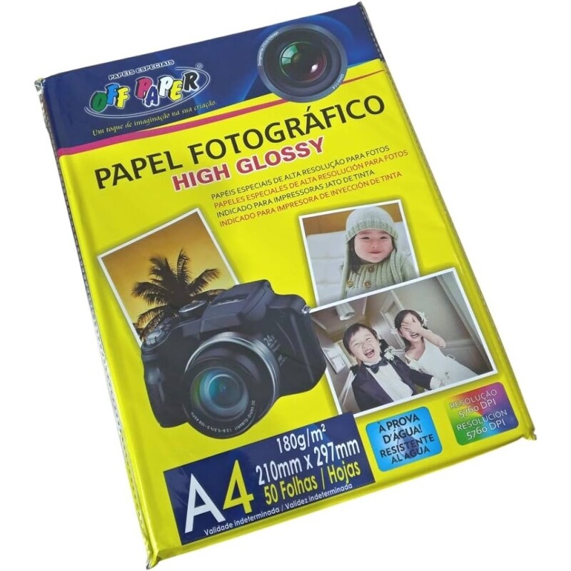 Off Paper 59 Papel Fotográfico A4 - 210 x 297mm 50 Folhas