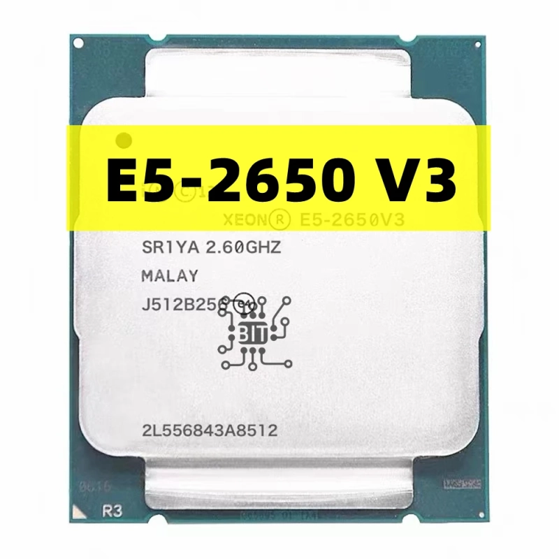 Processador Xeon-E5 2650 V3 SR1YA 2.3Ghz 10 Core Soquete 105W CPU LGA 2011-3