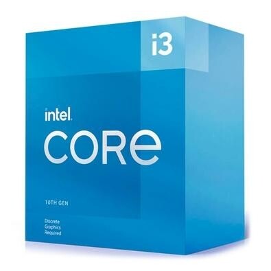 Processador Intel Core i3 10105F 3.7GHz (4.4GHz Turbo) 10ª Geração 4-Cores 8-Threads LGA 1200 - BX8070110105F