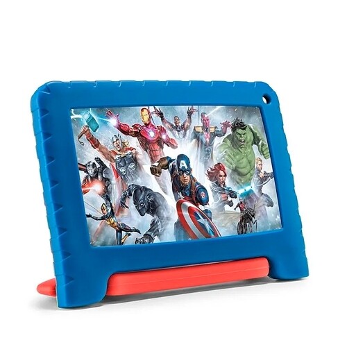 Tablet Multilaser Avengers 7'' 64GB 2MP Wifi Android Azul - NB417