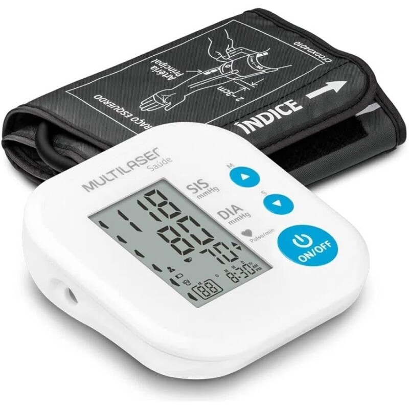 Monitor de Pressão Arterial Digital de Braço - Multi Saúde - HC090