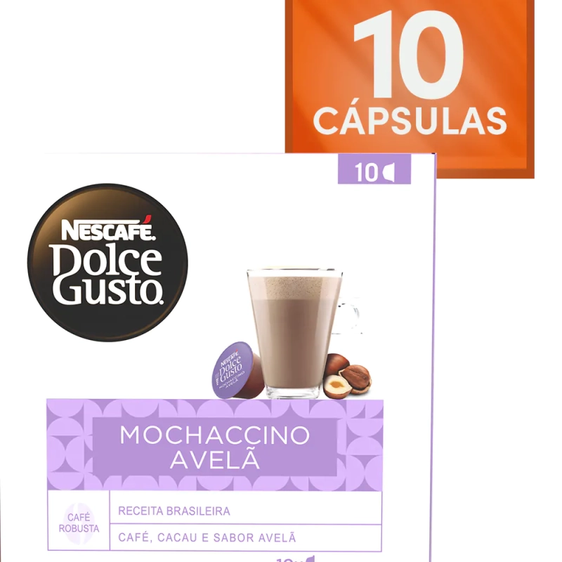 Mochaccino Avelã 10 Cápsulas - Nescafé Dolce Gusto