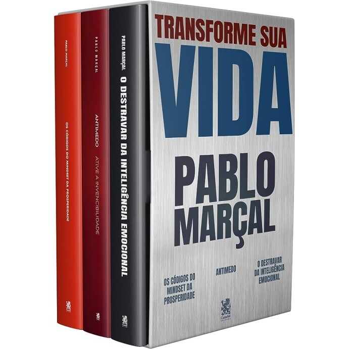 Coleção Transforme Sua Vida - Pablo Marçal - Box com 3 Livros