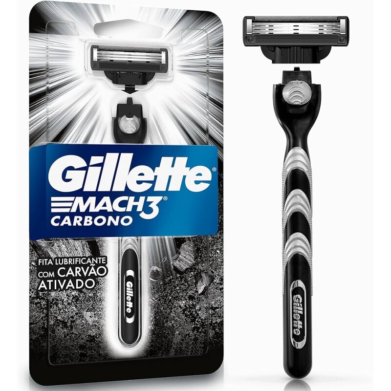 Aparelho de barbear reutilizável Gillette Mach3 1 Unidade