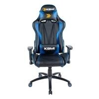 Cadeira Gamer KBM! GAMING CG300 Preto e Azul Com Almofadas Reclinável Descanso de Braço 2D - KGCG300PTAZ