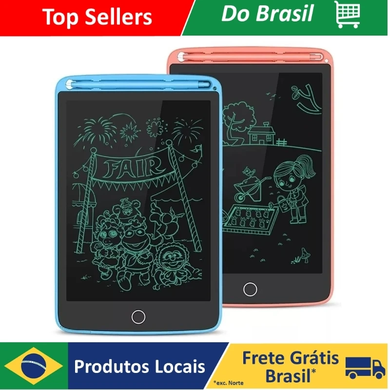Dafushop Lousa Magica Escrever Pintar e Desenhar Tablet LCD 8.5"