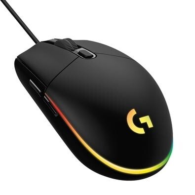 Mouse Gamer Logitech G203 LIGHTSYNC RGB 6 Botões Programáveis e Até 8.000 DPI - 910-005793