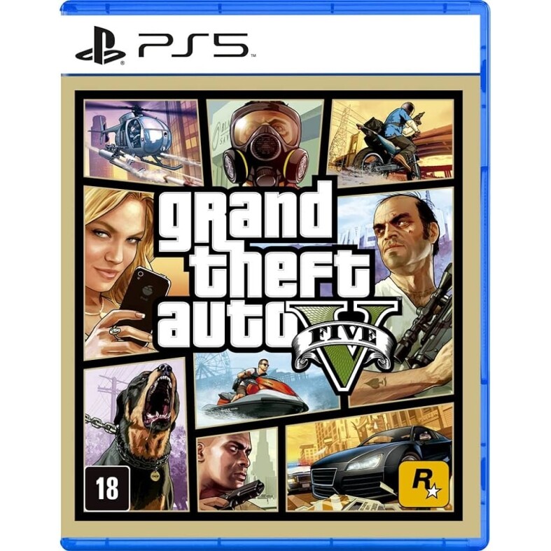 Jogo GTA V: Grand Theft Auto V - PS5