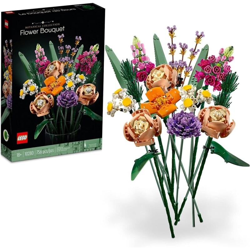 Brinquedo LEGO Buquê de Flores 756 Peças - 10280