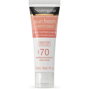 Protetor Solar Neutrogena Sunfresh Derm Care Dry Skin Sem Cor FPS 70 40g