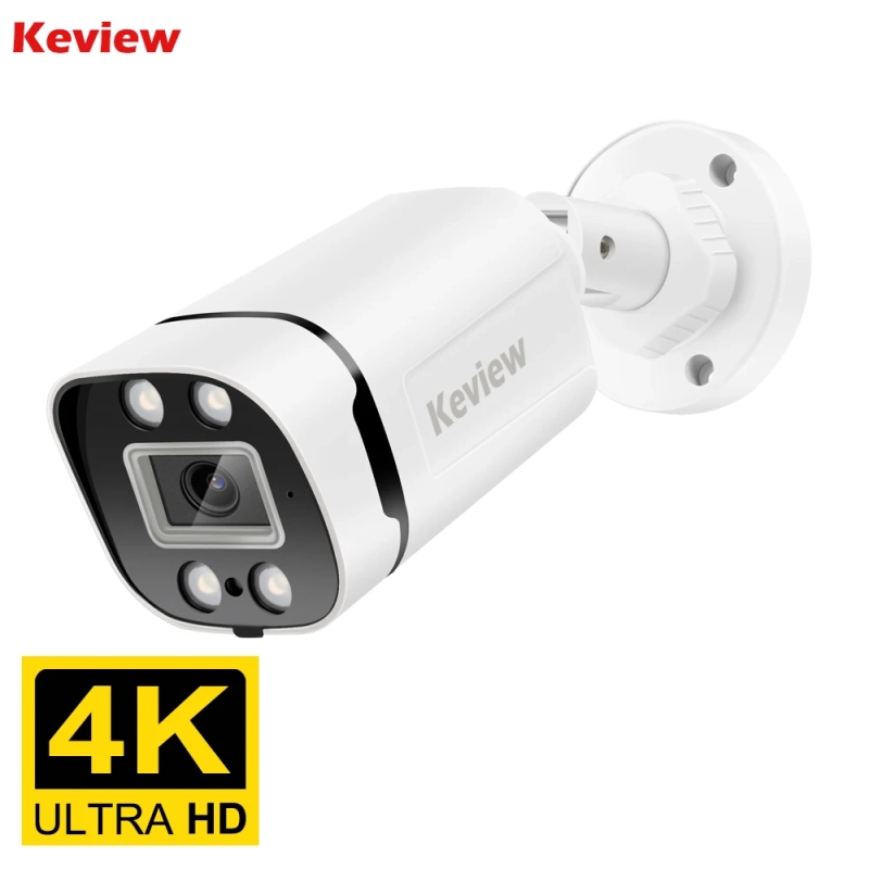 Câmera de Segurança Keview CCTV WiFi Smart Home Rastreamento Onvif AI 4MP 48V POE