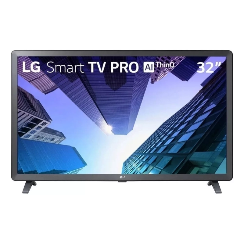 Smart TV LED 32" LG 3 HDMI, 2 USB Bluetooth Wi-Fi Active HDR ThinQ AI - 32LQ621CBSB.AWZ