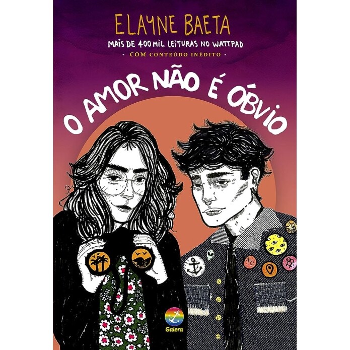 Livro O Amor Não é Óbvio - Elayne Baeta
