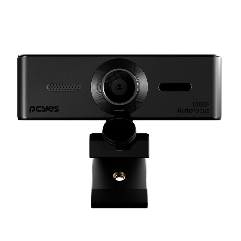 Webcam Pcyes Raza 1080P 60FPS com Microfone Integrado Foco Automático Preto - FHD-03