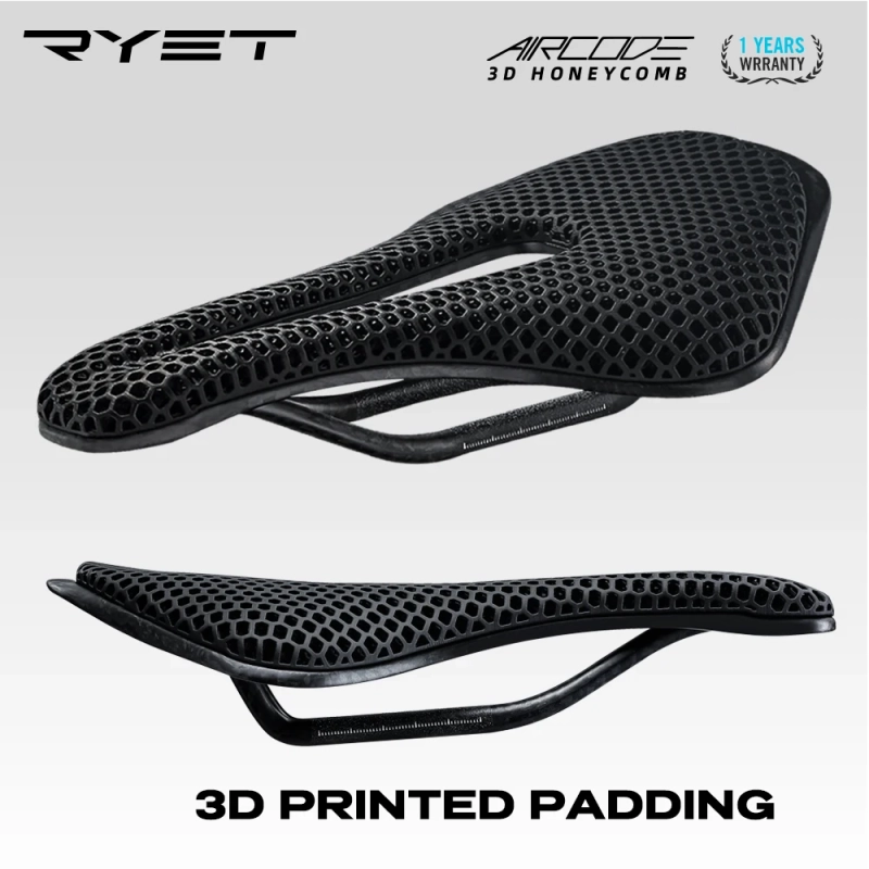 Selim de Fibra de Carbono 3D Ultra Leve para Bicicleta - RYET