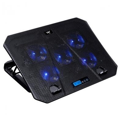 Suporte para Notebook Vinik Ice LED Azul Até 15.6 USB 5 Fans Preto - CN300