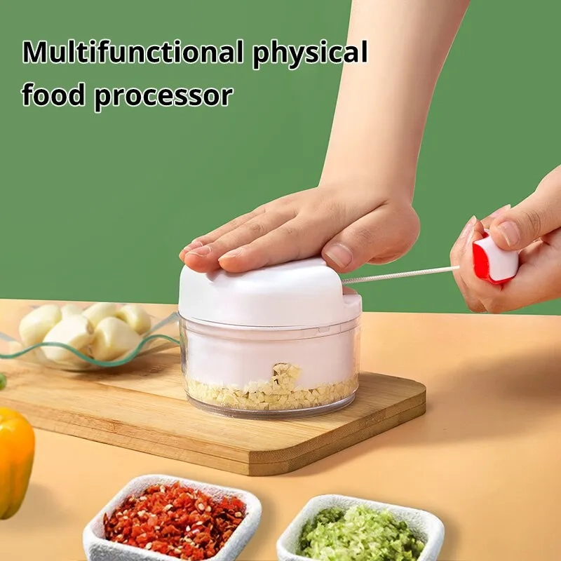 Mini Processador de Legumes Chef Manual Cores Sortidas