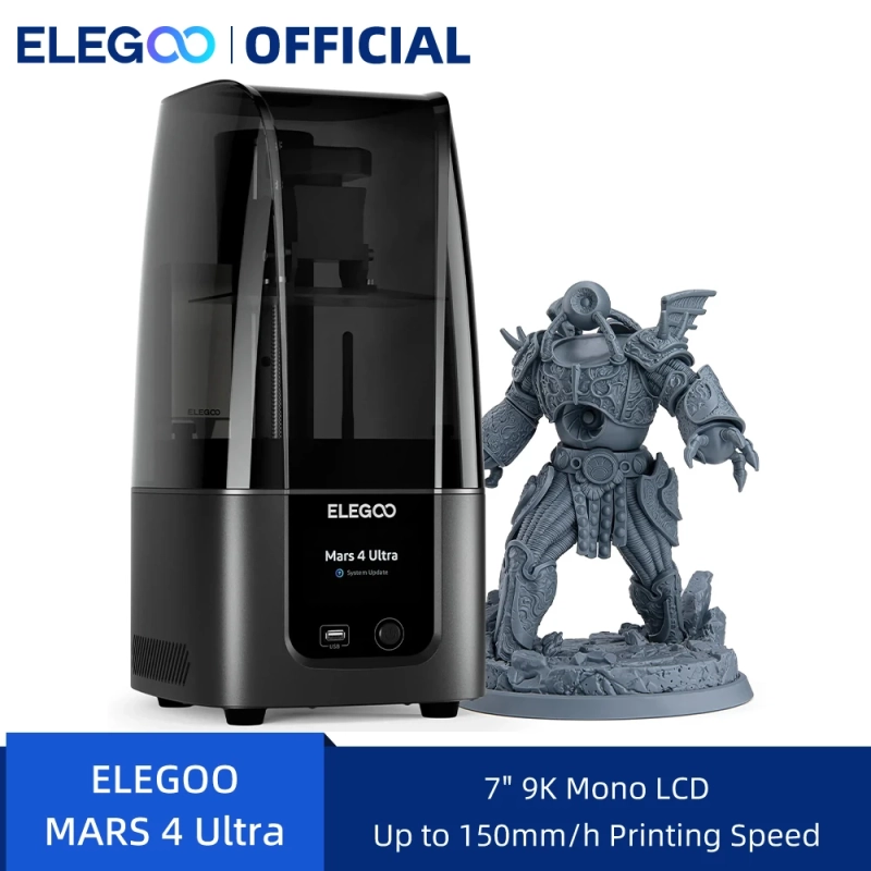 Impressora 3D MARS 4 Ultra 9K Mono MSLA