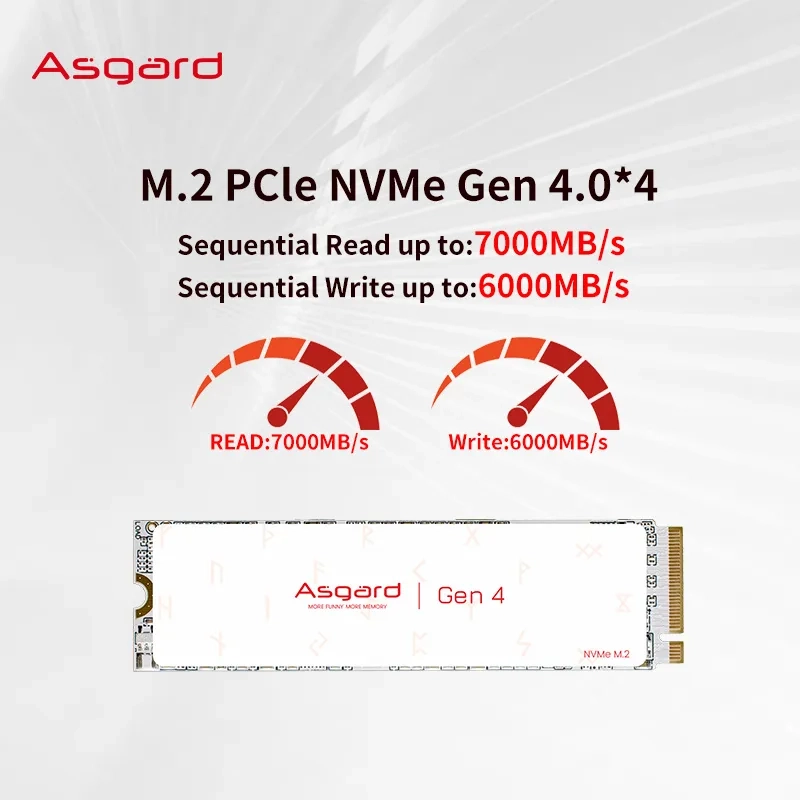 SSD Asgard AN4 Plus M.2 2280 Pcle 4.0 NVMe 1TB