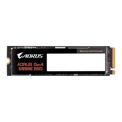 SSD Gigabyte AORUS Gen4 5000E 1TB PCI Express 4.0x4 NVMe 1.4 Leitura:5000MB/s e Gravação:4600MB/s - AG450E1024-G