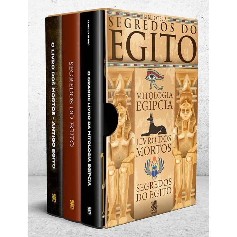 Box com 3 Livros Segredos do Egito - Camelot Editora