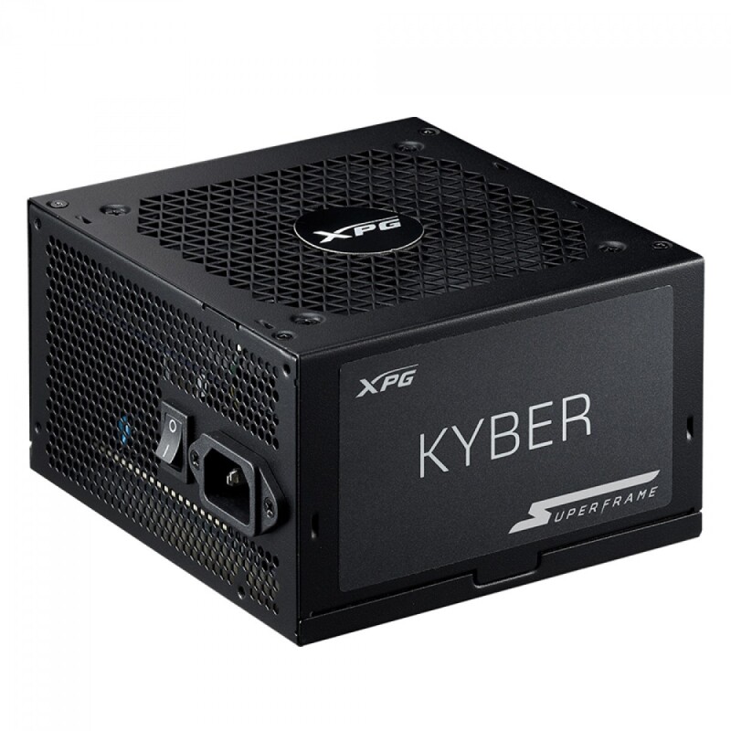 Fonte Kyber SuperFrame By XPG 750w 80 Plus Gold Com conector PCIe 5.0 PFC Ativo KYBER750G BK C BR