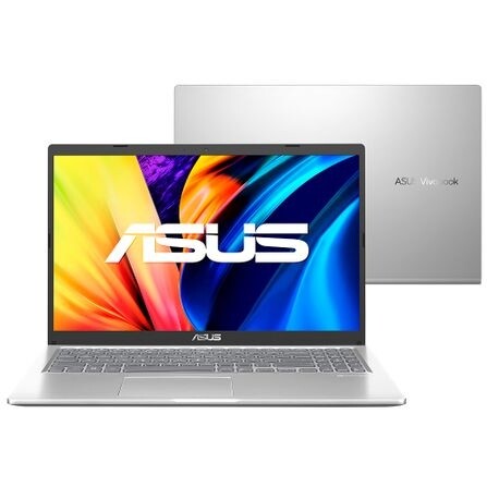 Notebook ASUS Vivobook 15 Intel Core i3 1115G4 8GB 512GB SSD Tela Full HD 15,6", Silver - X1500EA-EJ3667W