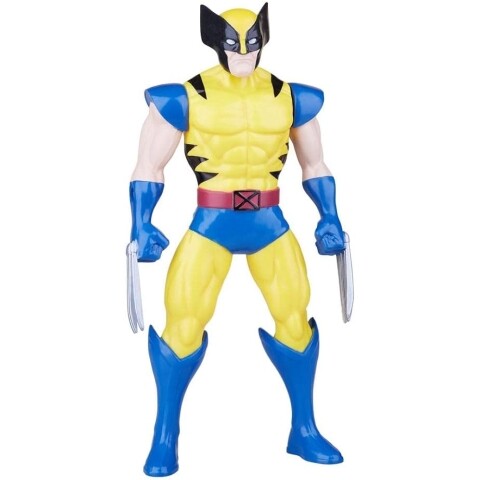 Marvel Boneco Wolverine Amarelo Azul e Preto