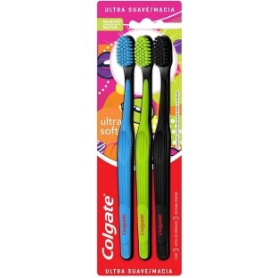 Colgate Escova Dental Colgate Ultra Soft 3 Unidades (cores sortidas)