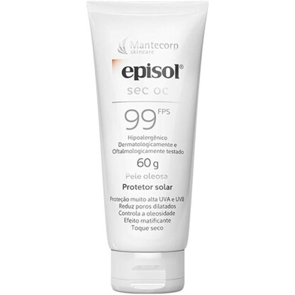 Protetor Solar Episol Sec OC Mantecorp Skincare FPS 99 60g