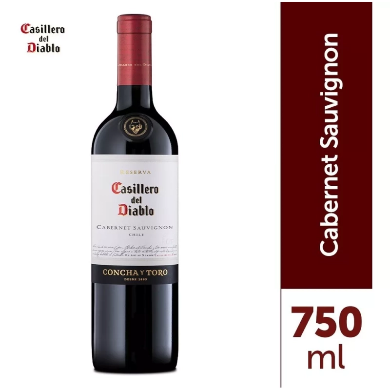 Vinho Tinto Cabernet Sauvignon Casillero Del Diablo - 750ml