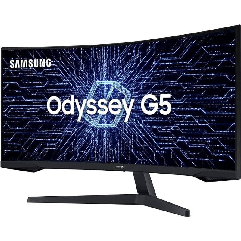 Monitor Samsung Odyssey G5 34" Curvo WQHD 165hz 1ms - LC34G55TWWLXZD