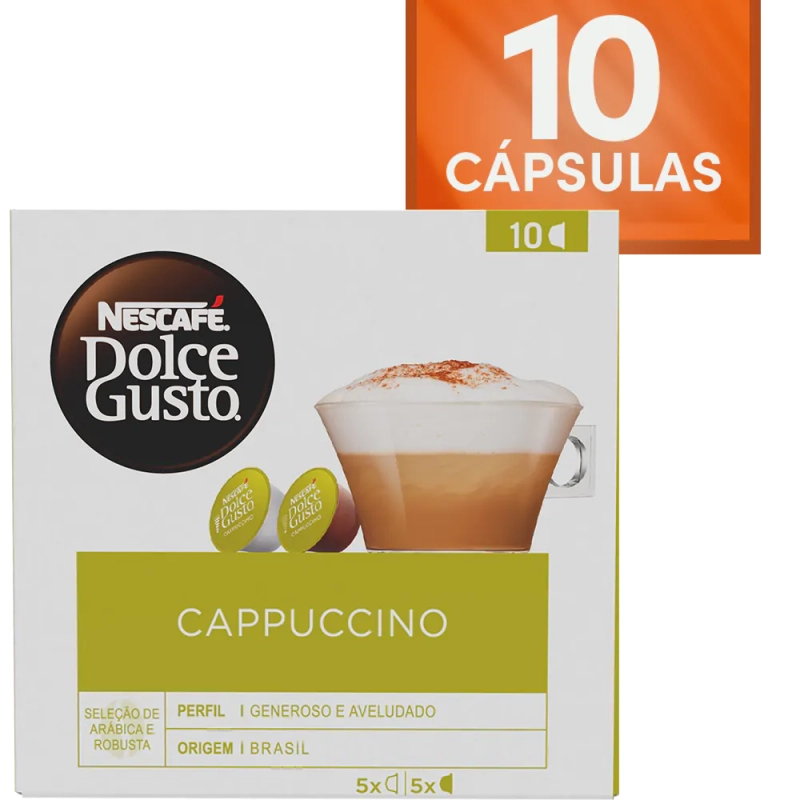 Cápsulas Nescafé Dolce Gusto Cappuccino - 10 Unidades