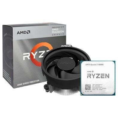 Processador AMD Ryzen 5 4600G Box 1900MHz Cache 3MB Hexa Core 12 Threads - 100-100000147