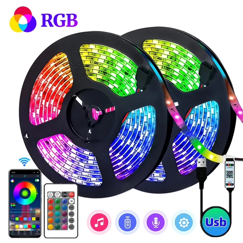 Tiras de Luz Coloridas RGB LED