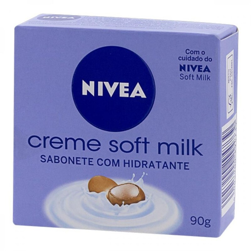 Sabonete Nivea Creme Soft Milk 90g