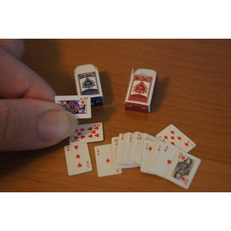 Pack Mini Cartas de Baralho 4.5x5.5cm