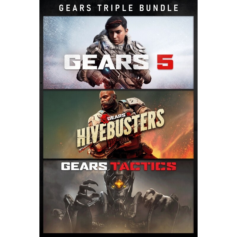 Jogos Gears Coleção Tripla - Xbox One Xbox Series X|S e PC