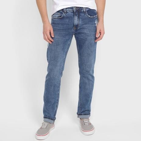 Calça Jeans Calvin Klein Skinny Embossed Masculina Tam 40