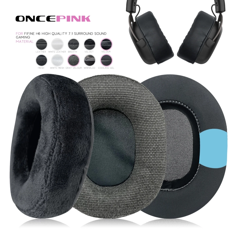 Oncepink Substituição Ear Pads Almofada