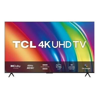 Smart TV TCL 85" LED P745 4K UHD Google TV Wi-Fi bluetooth Google Assistant Dolby Atmos - 85P745