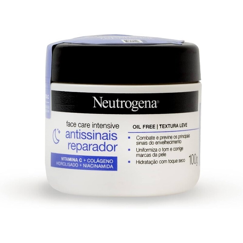 Neutrogena Hidratante Facial Antissinais Reparado Face Care Intensive 100g