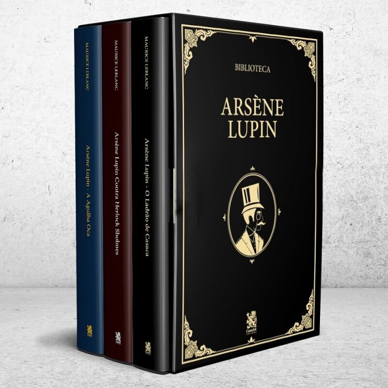 Box de Livros Biblioteca Arsène Lupin Volume 01 - Maurice Leblanc