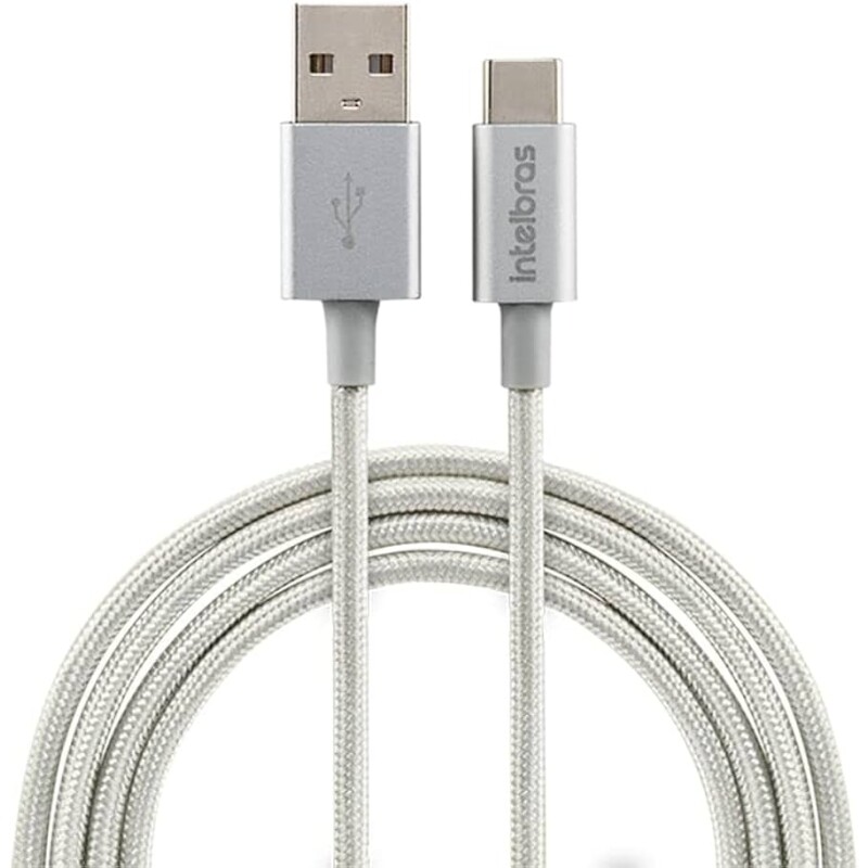 Cabo USB-C em Nylon 1,5 m Euac 15NB - Intelbras