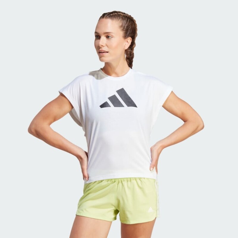 Camiseta Treino Adidas Icons Regular Fit Logo - Feminina
