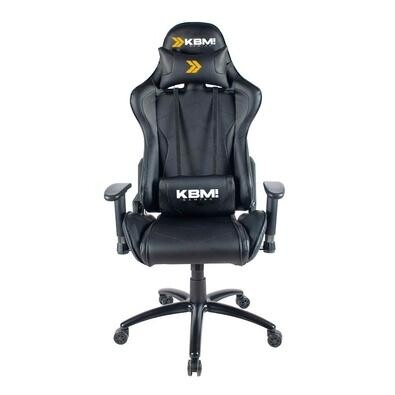 Cadeira Gamer KBM! GAMING CG300 Preto Com Almofadas Reclinável Descanso de Braço 2D - KGCG300PT