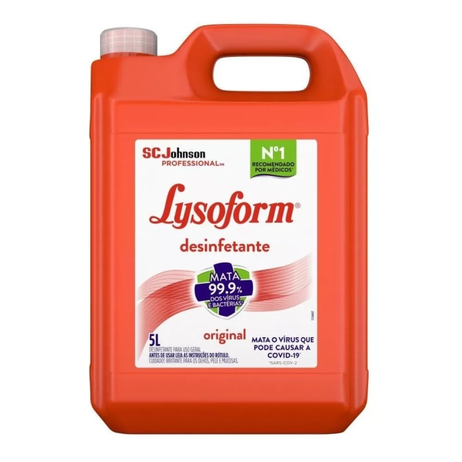 Desinfetante Lysoform Bruto Original 5 Litros
