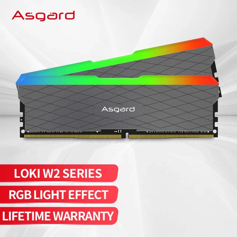 Memória RAM Asgard Loki W2 RGB 32GB (4x8GB) 3200MHz